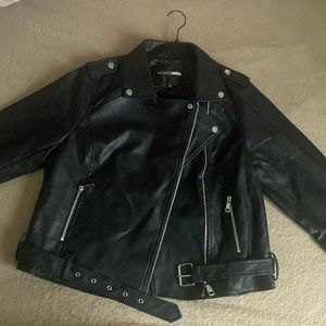 • Leather Jacket - Size L-XL (size up for an oversized fit)